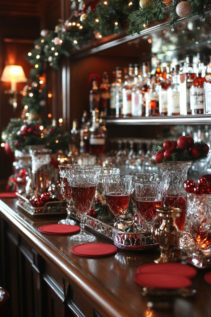 Festive Bar Area