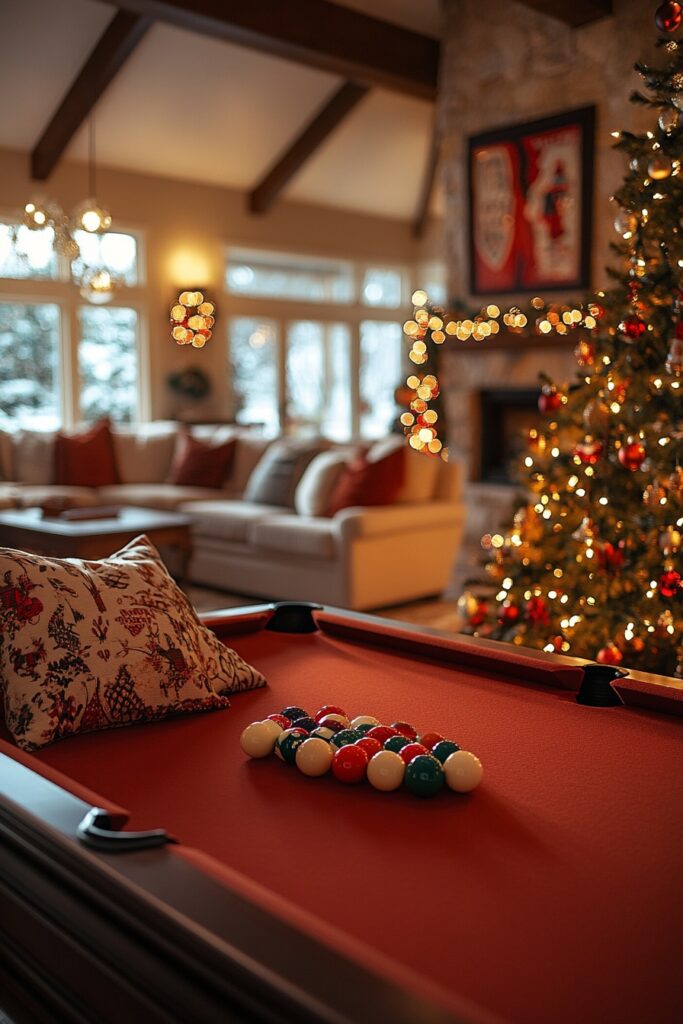 Festive Game Room Fun