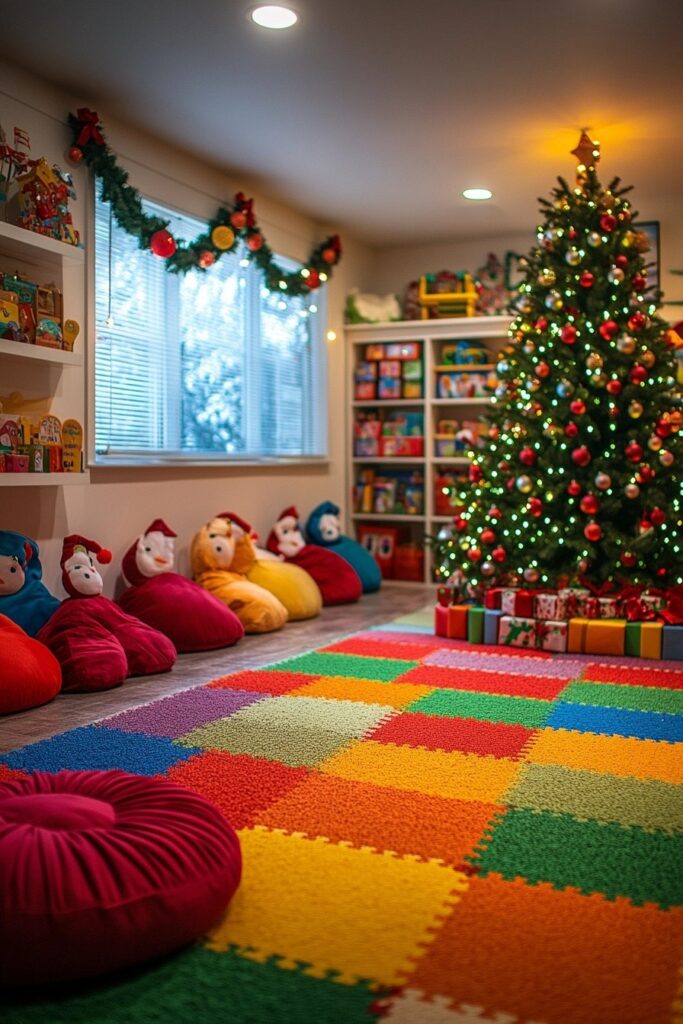 Festive Kids’ Playroom Makeover