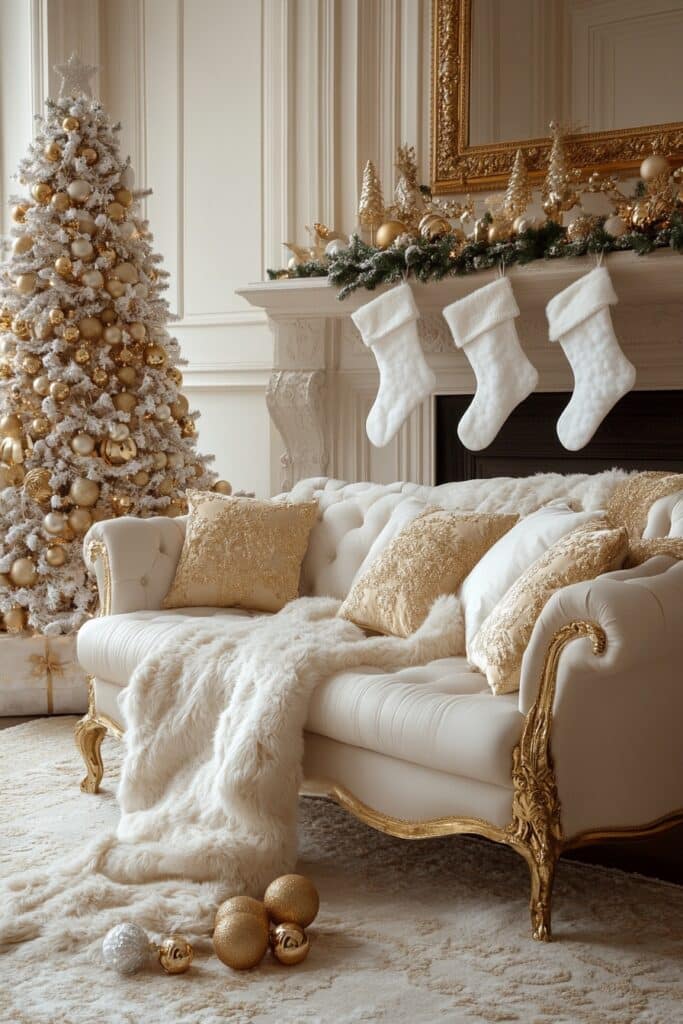 Golden Glam Living Room