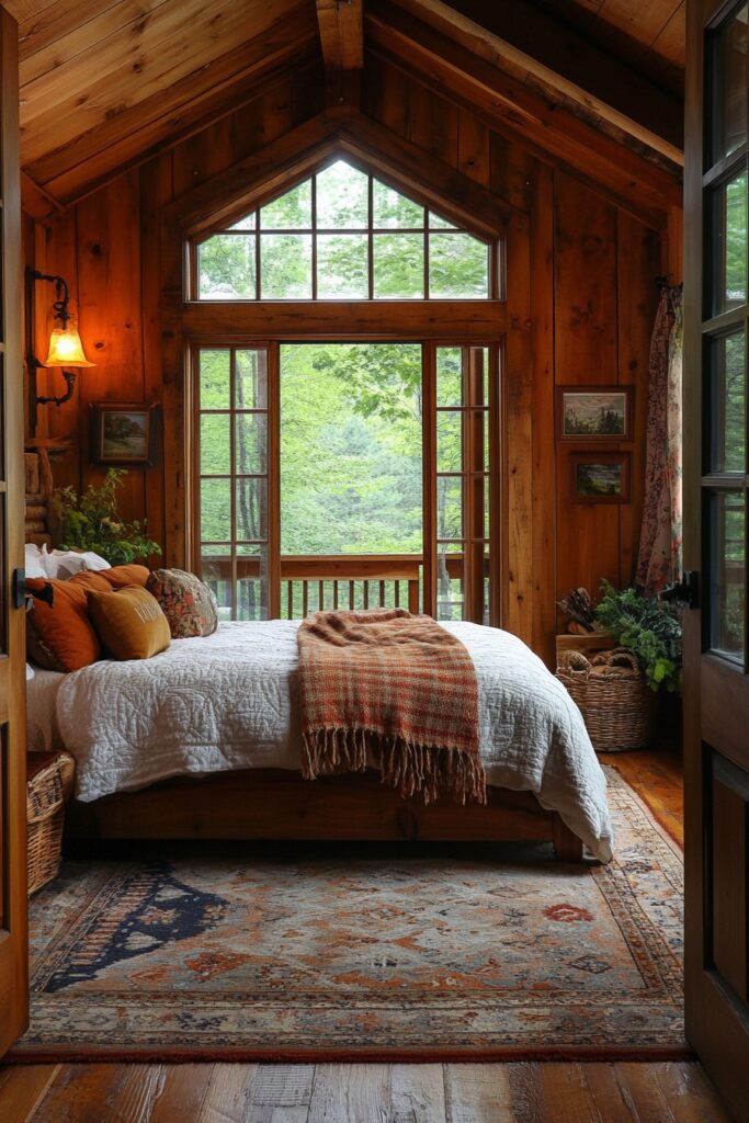 Inviting Cabin Guest Room