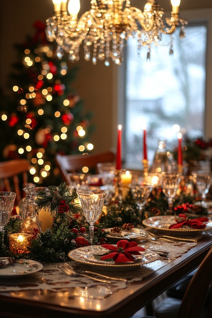 Inviting Holiday Dining Area