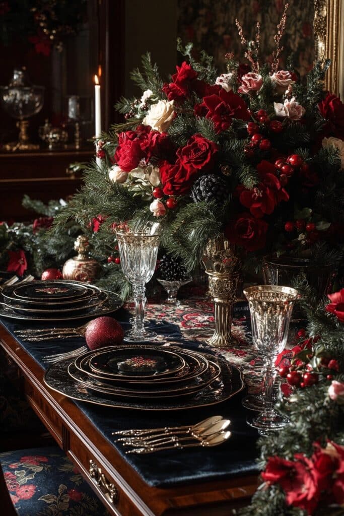 Luxurious Holiday Dining Room