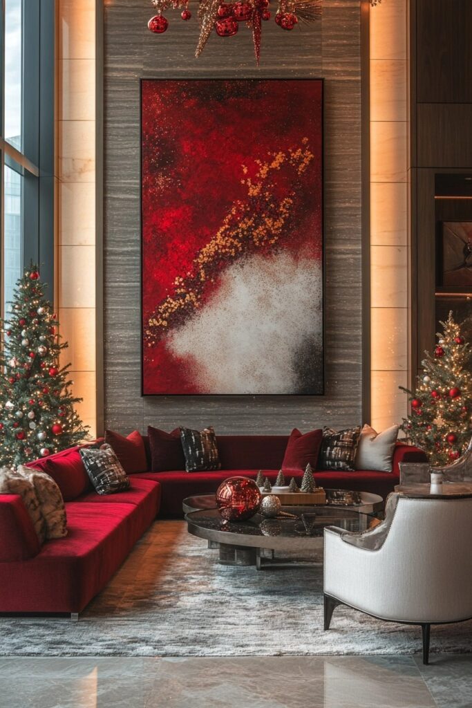 Modern Christmas Lounge Vibes