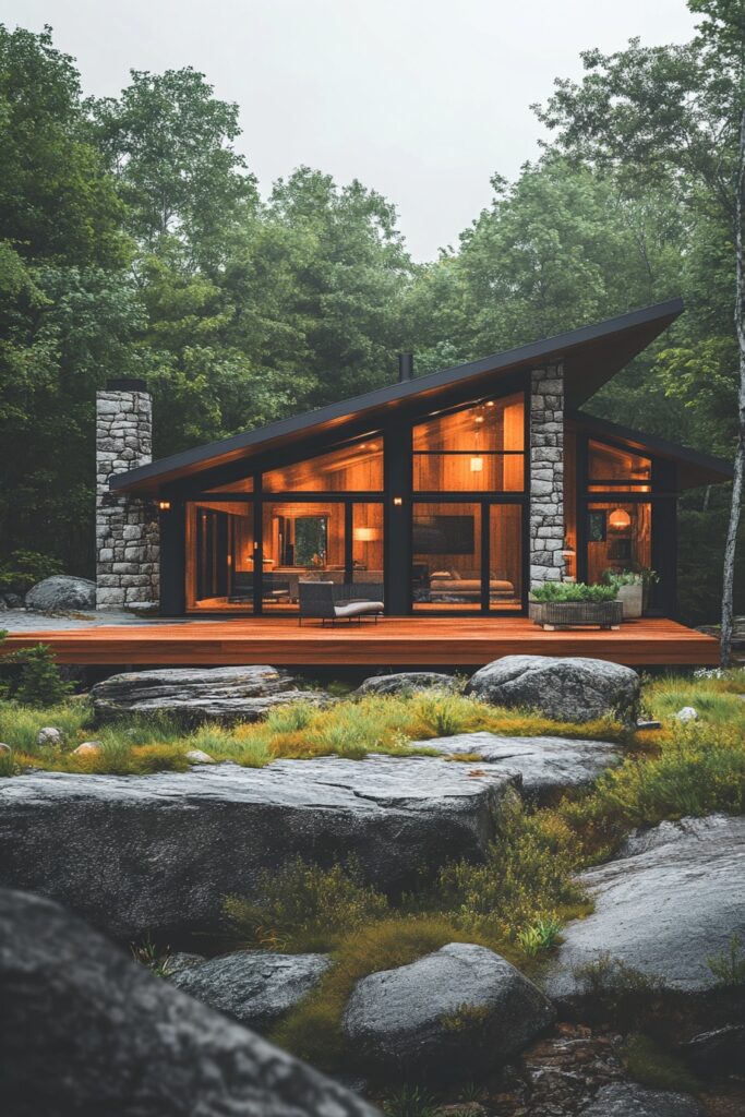 Modern Minimalist Cabin