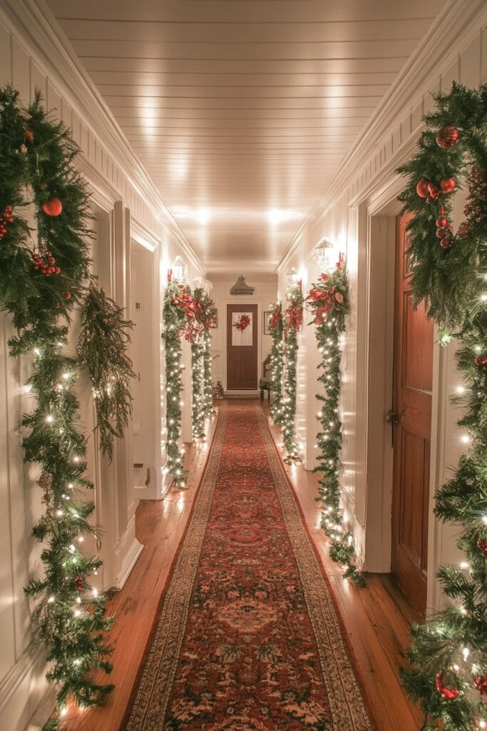 Narrow Hallway Christmas Charm