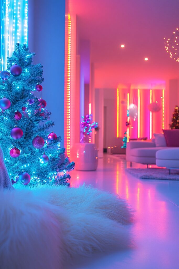 Neon Christmas Glow