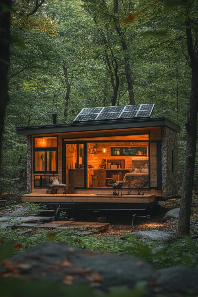 Off-Grid Tiny Cabin