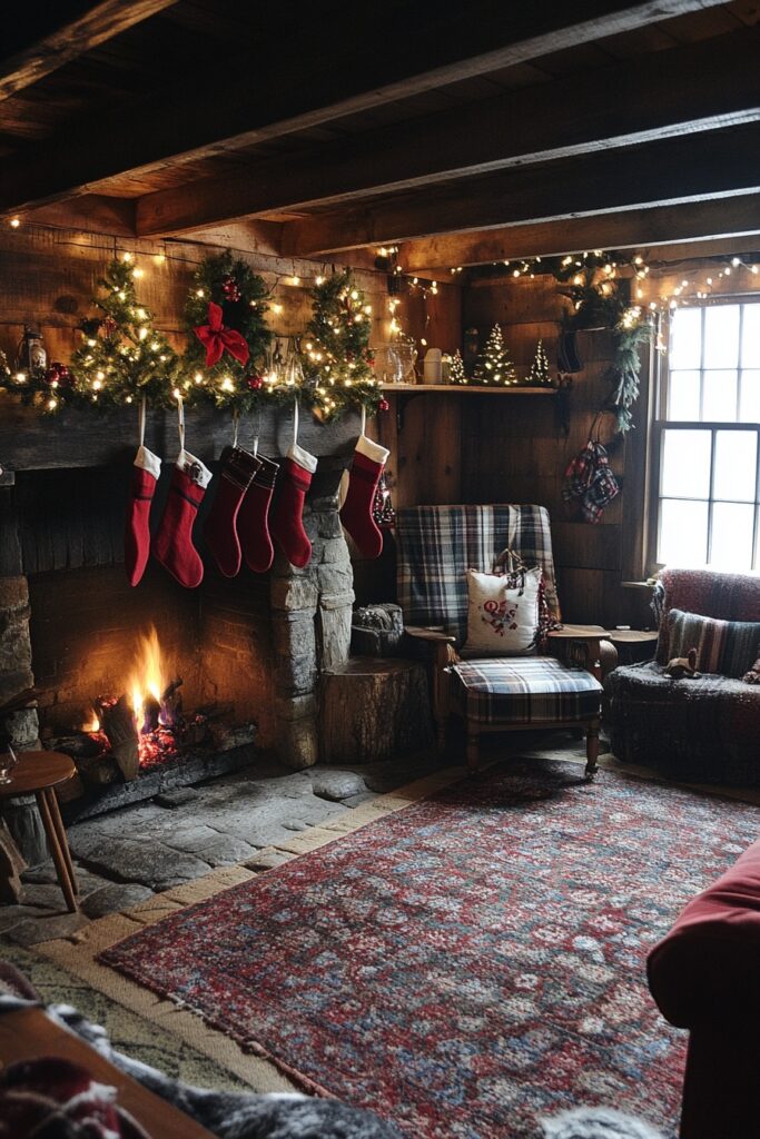 Old-Timey Christmas Basement