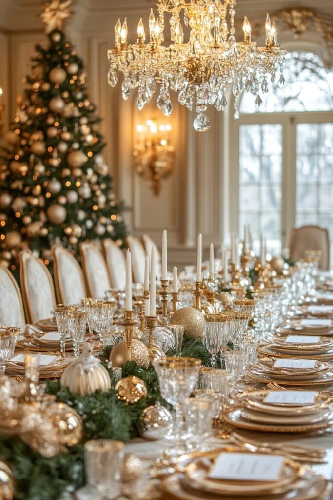 Opulent Holiday Dining Room