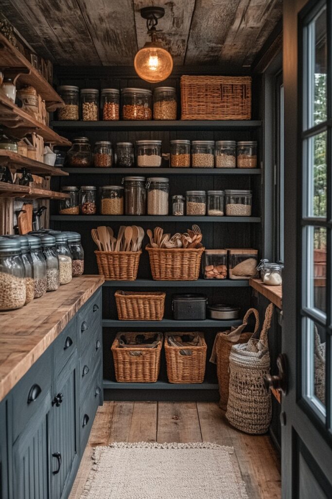 Organized Cabin Pantry