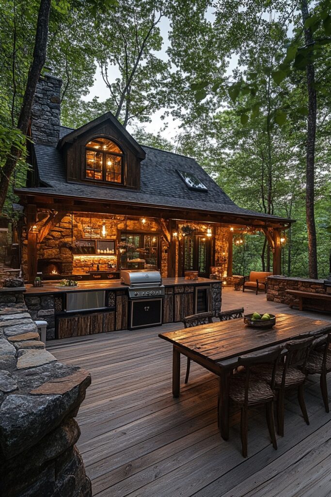 Outdoor Kitchen Cabin