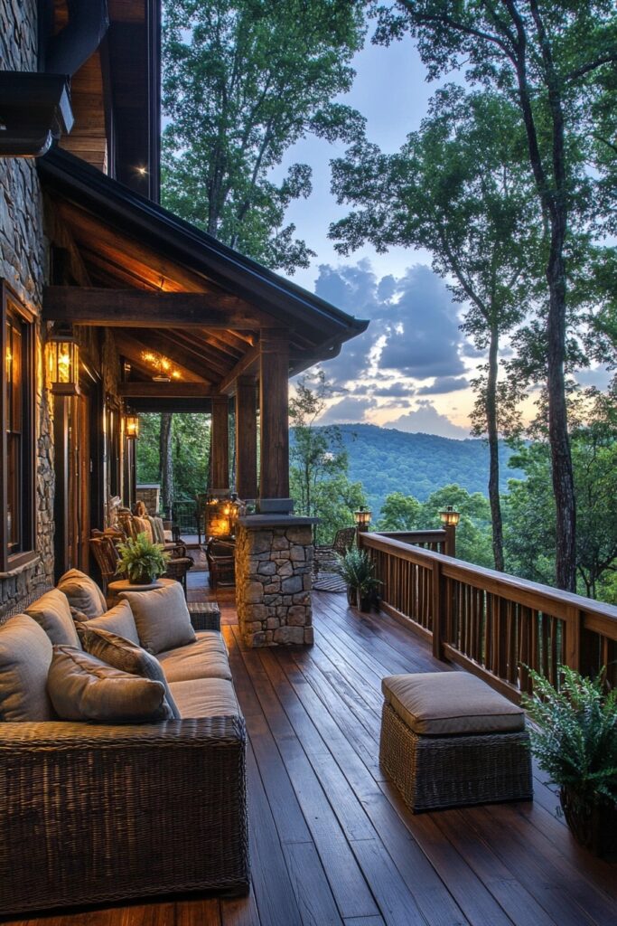 Porch-Wrapped Cabin