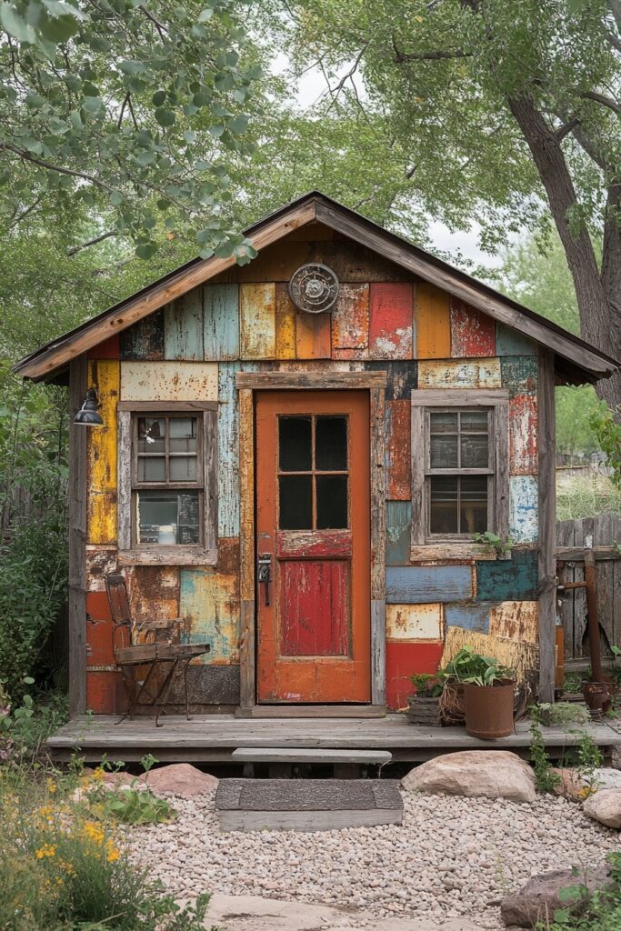 Reclaimed Material Cabin