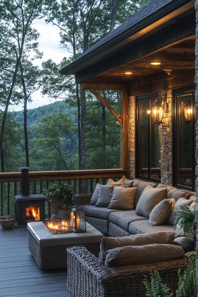 Rustic Cabin Patio