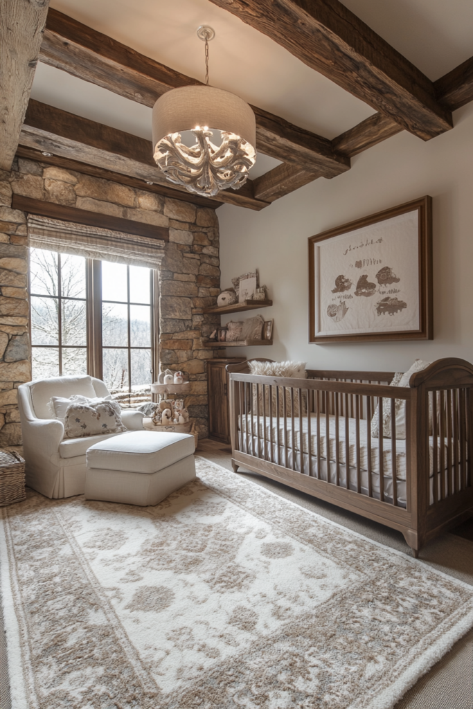 Rustic Elegance Baby Space