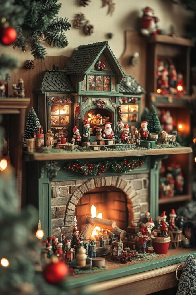 Santa’s Workshop Holiday Hearth