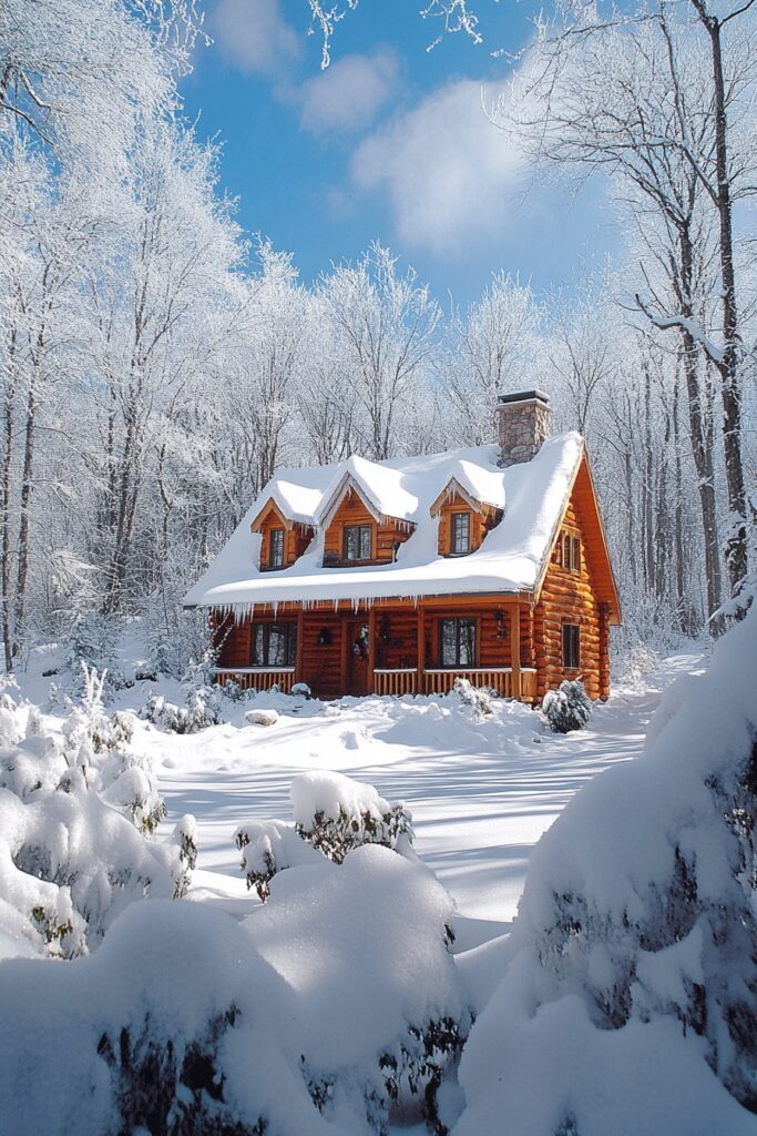 Snowbound Cabin