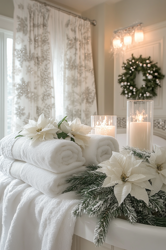 Snowy White Bathroom Retreat