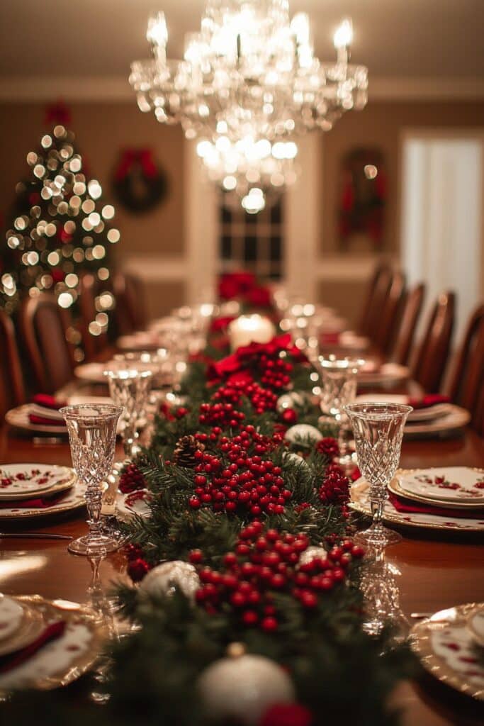 Sophisticated Holiday Dining Room