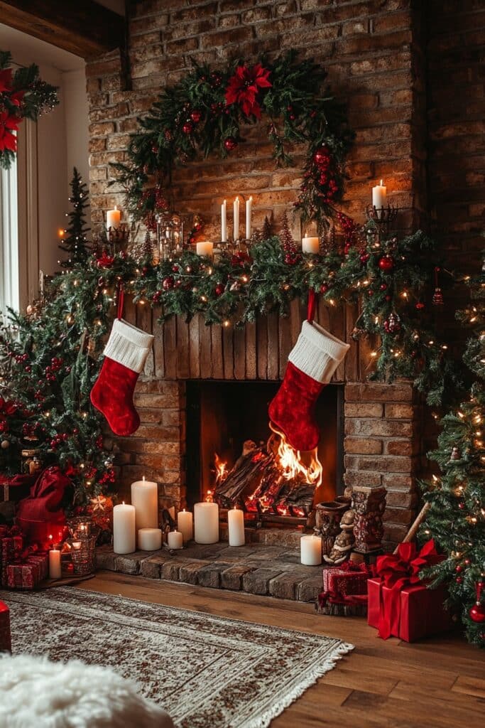 Traditional Holiday Hearth