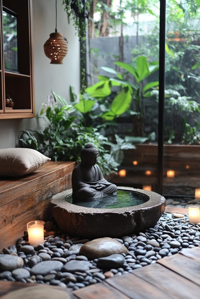 Tranquil Zen Cabin Space