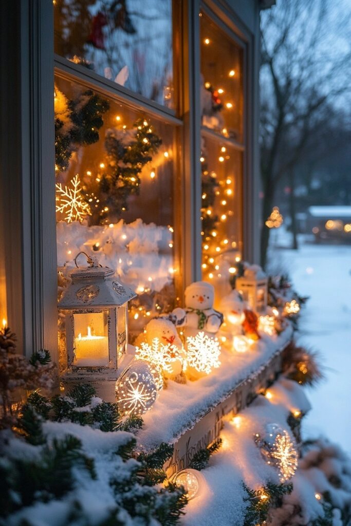 Twinkling Christmas Window Magic