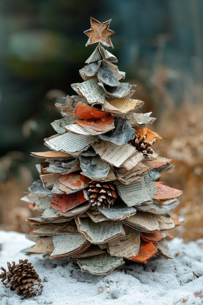 Upcycled Holiday Trees