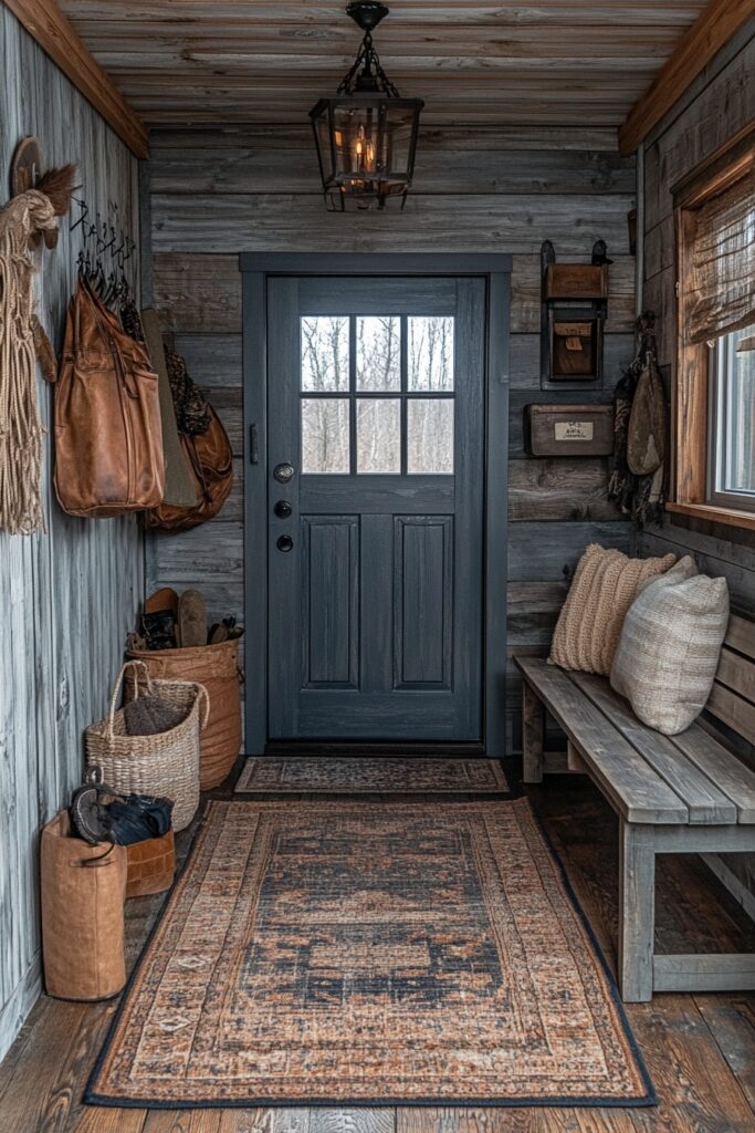 Welcoming Cabin Entryway