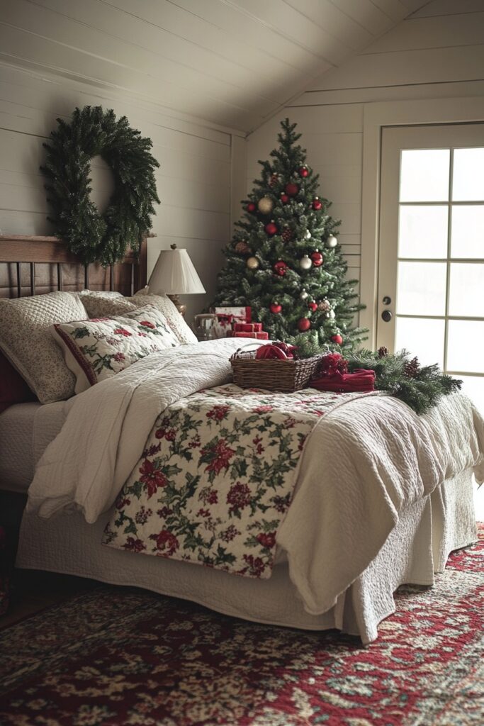 Welcoming Holiday Guest Room