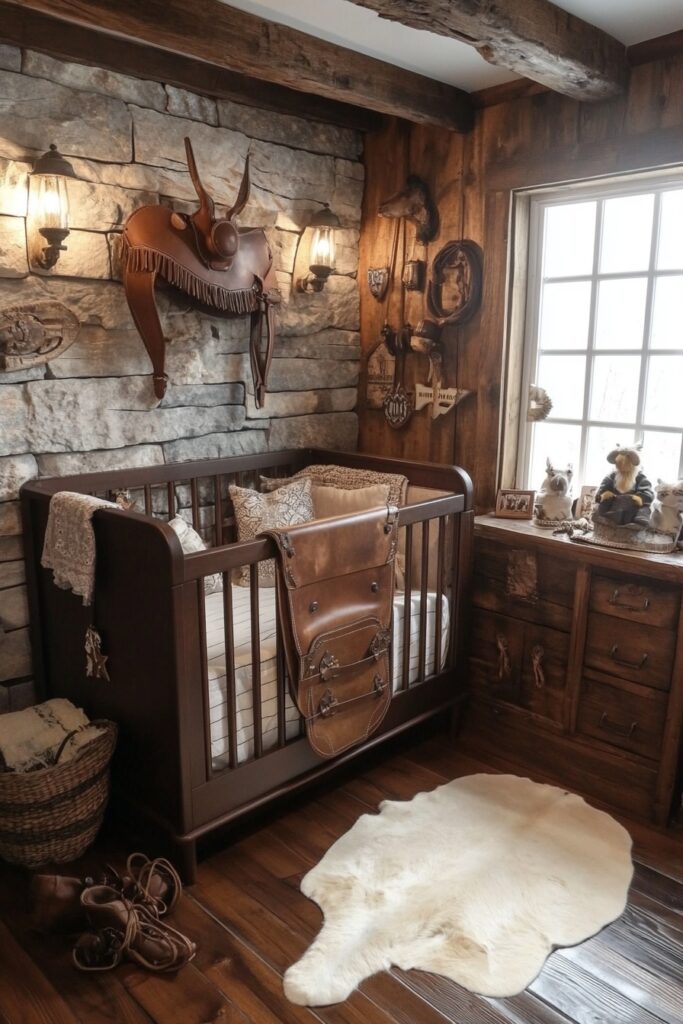 Western-Themed Baby Room