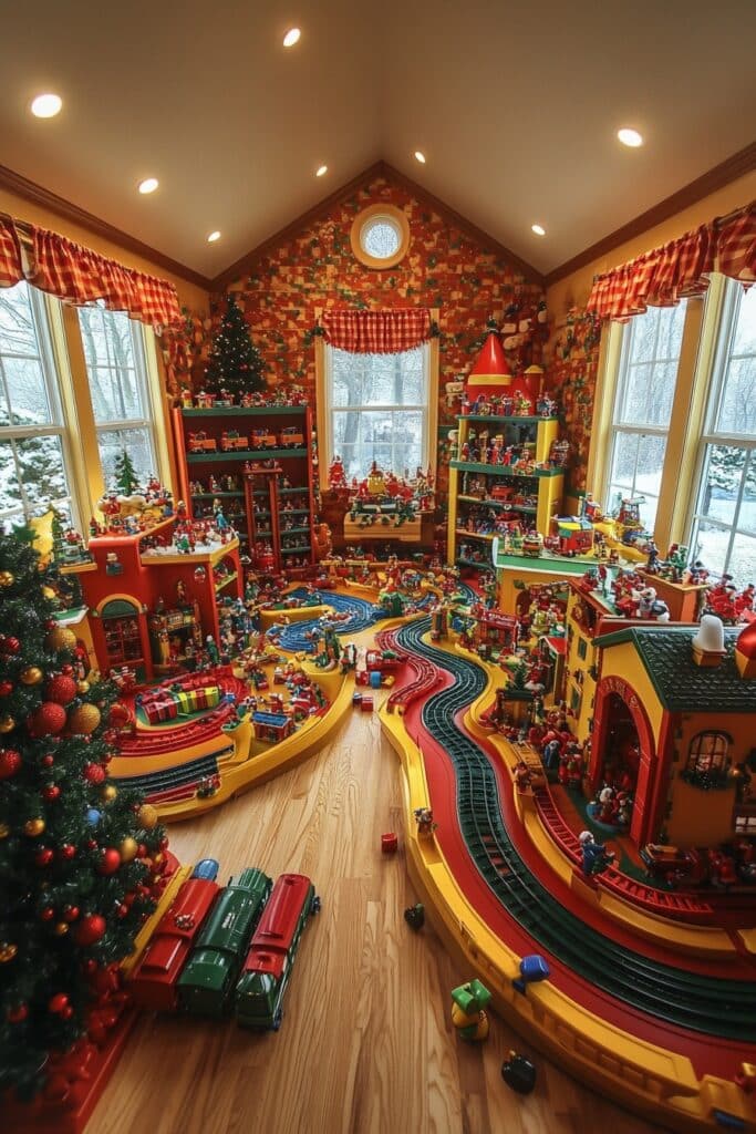 Whimsical Santa’s Workshop