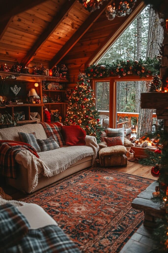 Woodsy Christmas Cabin