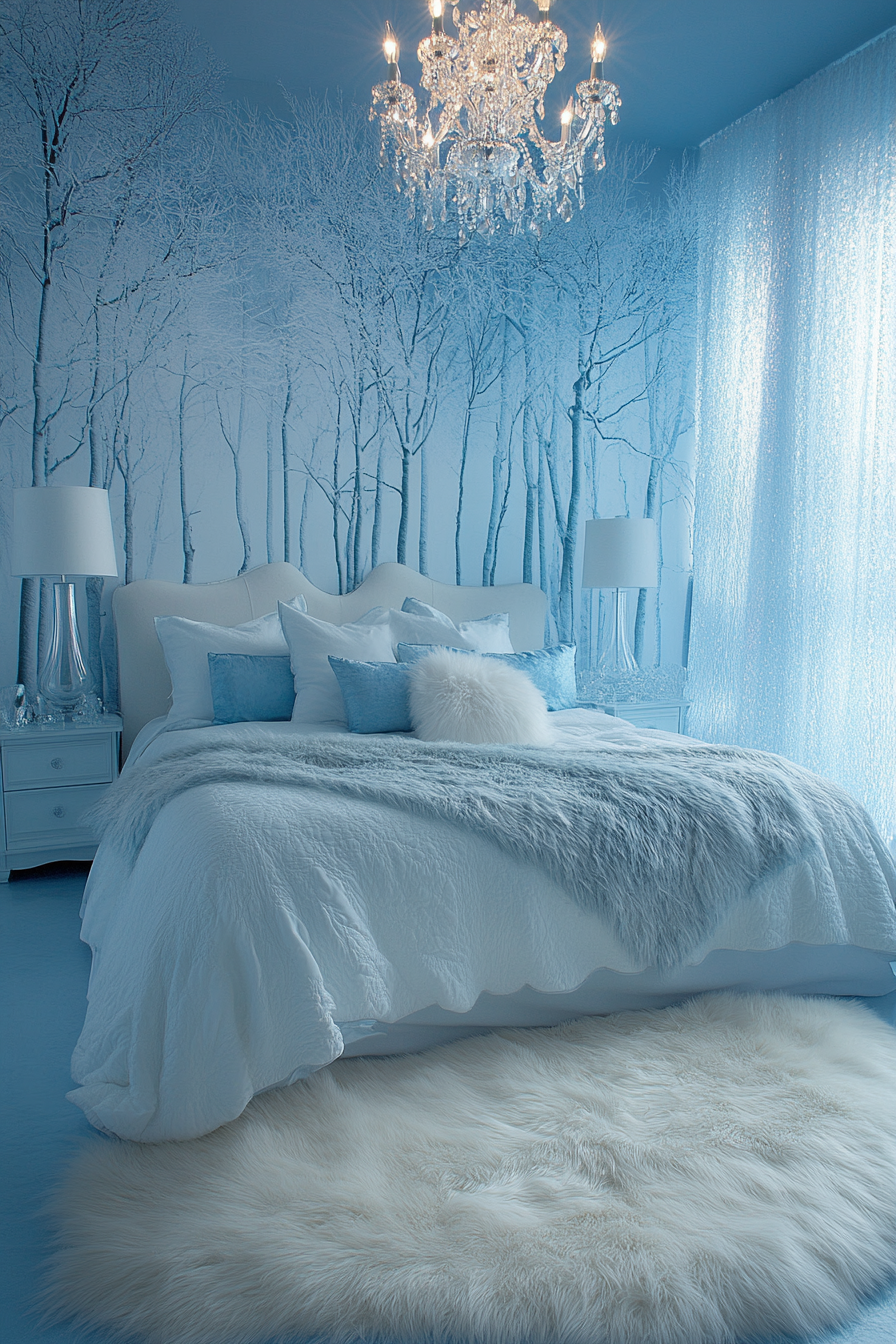 white fantasy bedroom ideas