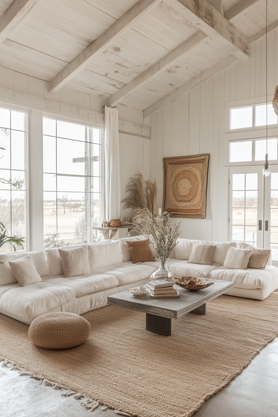 barndominium living room