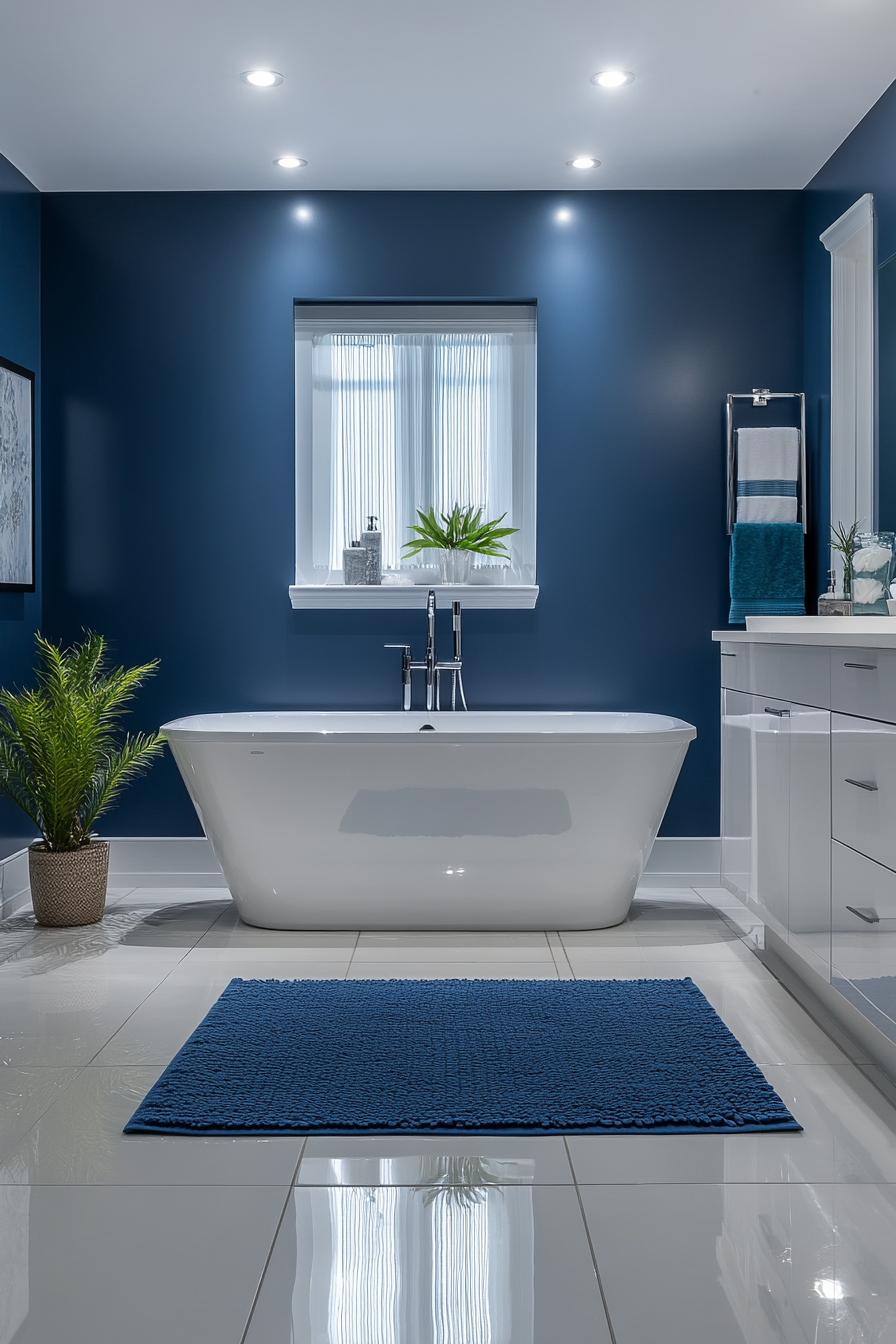 blue bathroom decor ideas