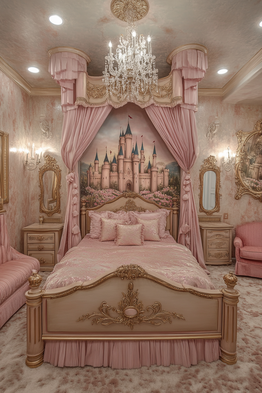 pink fantasy bedroom ideas