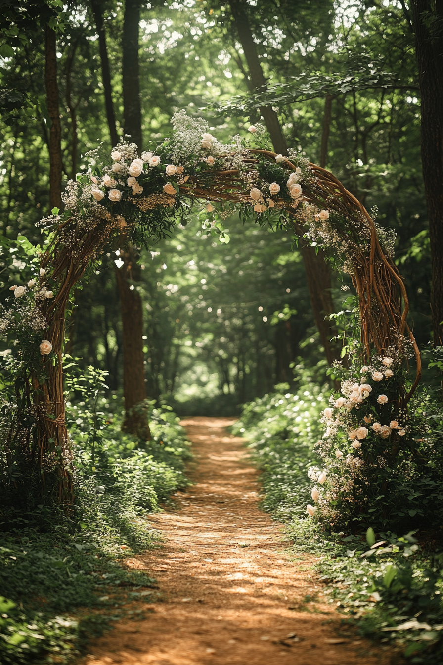 boho wedding arch