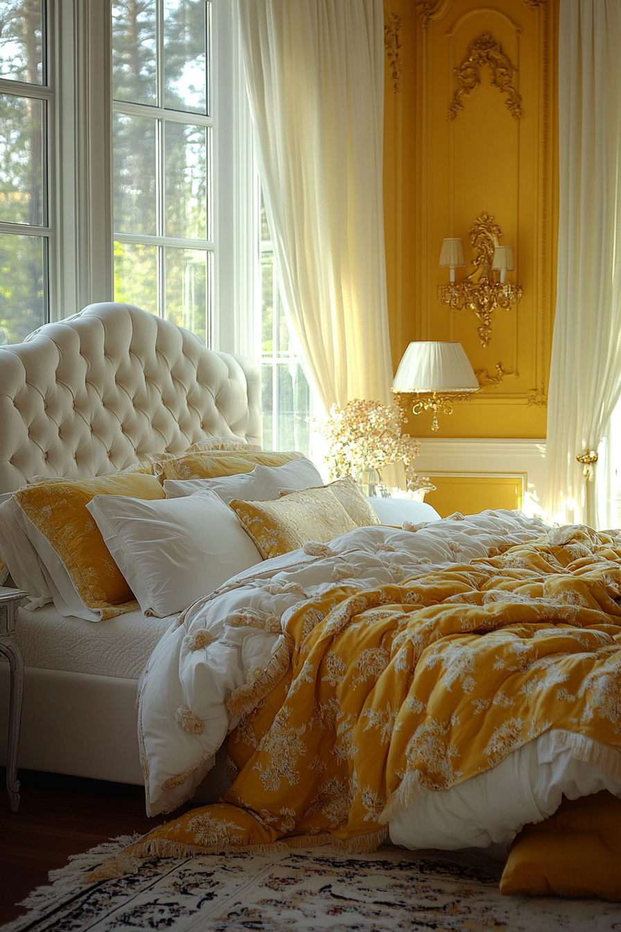 yellow fantasy bedroom ideas