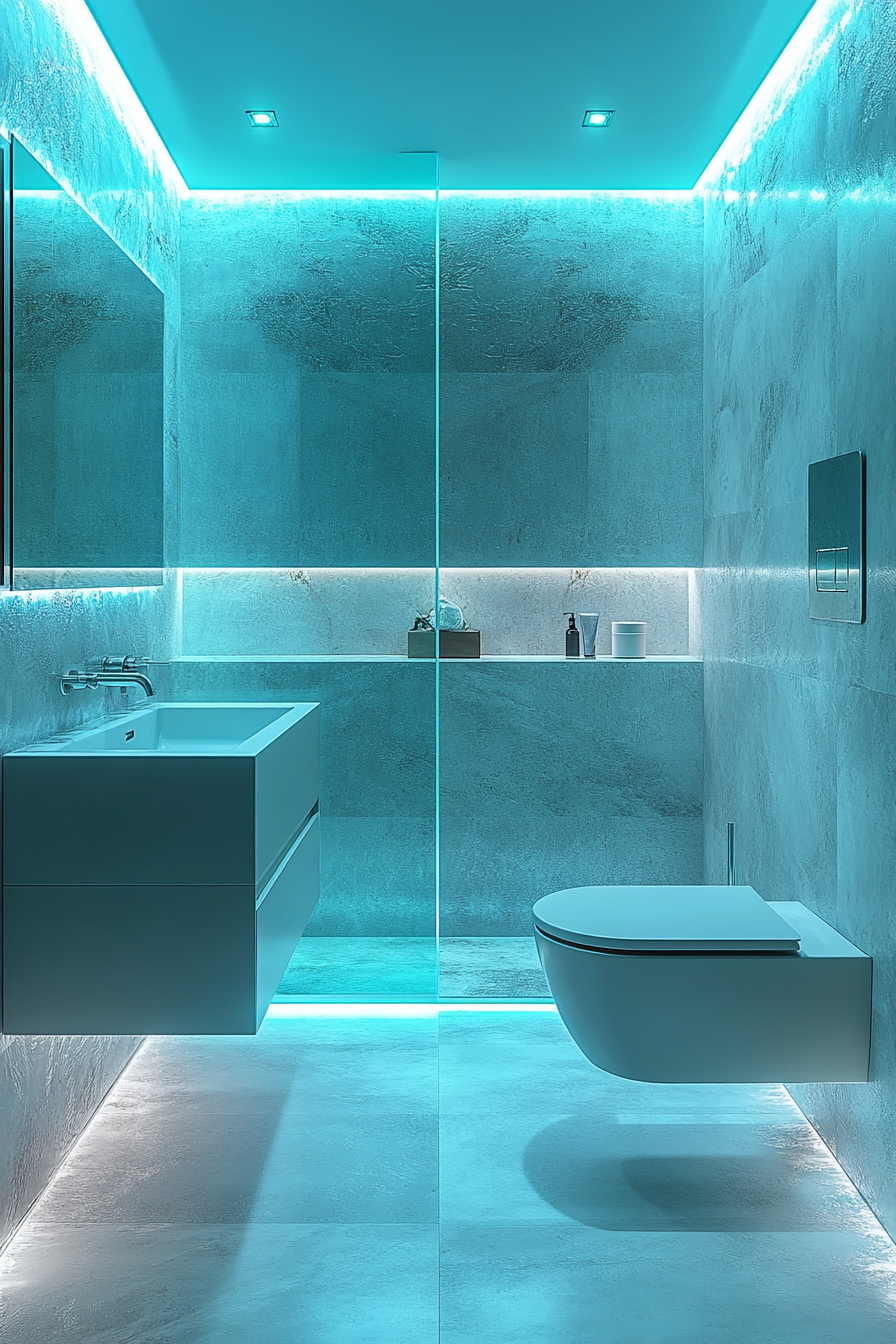 blue bathroom decor ideas