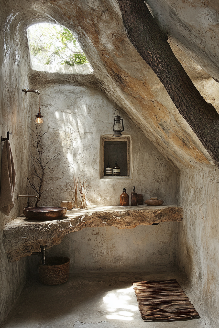 wabi sabi bathroom