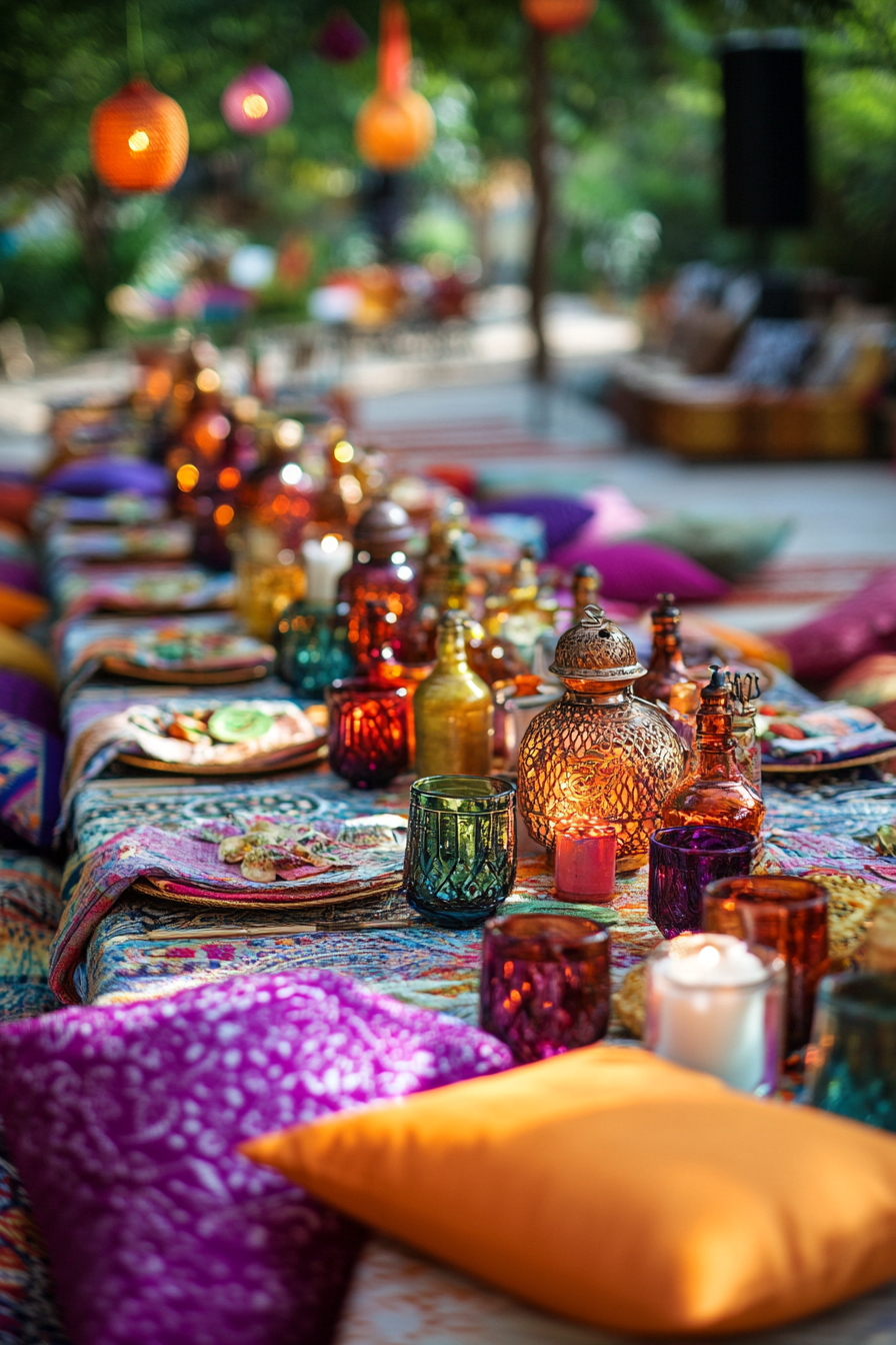 boho wedding table decorations