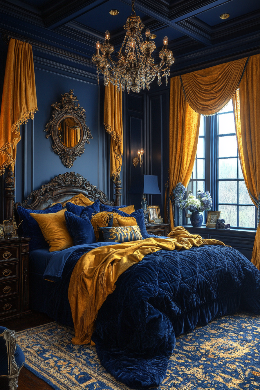 blue fantasy bedroom ideas