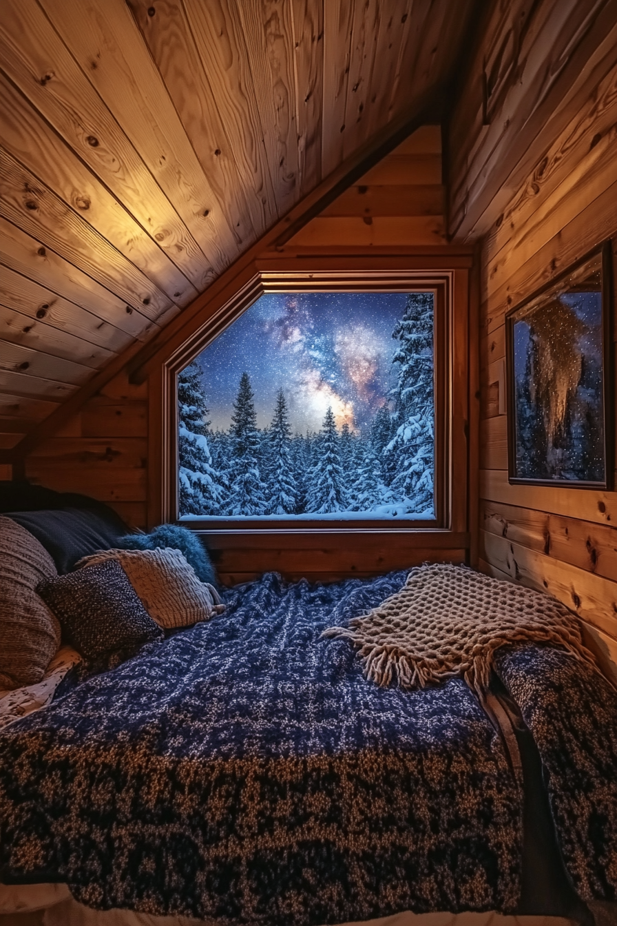 little cabin bedroom