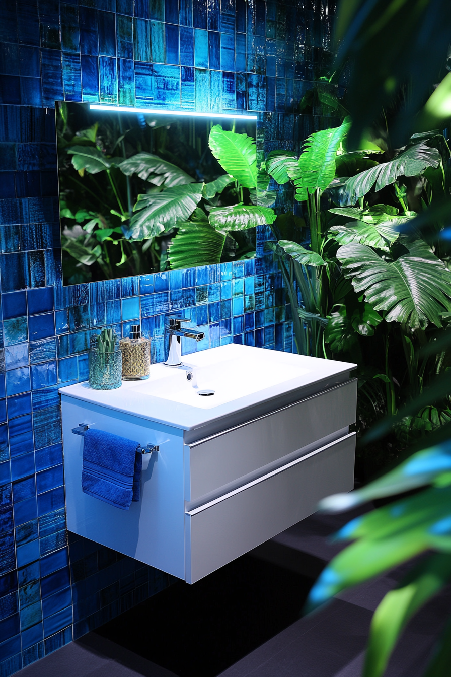 blue bathroom decor ideas