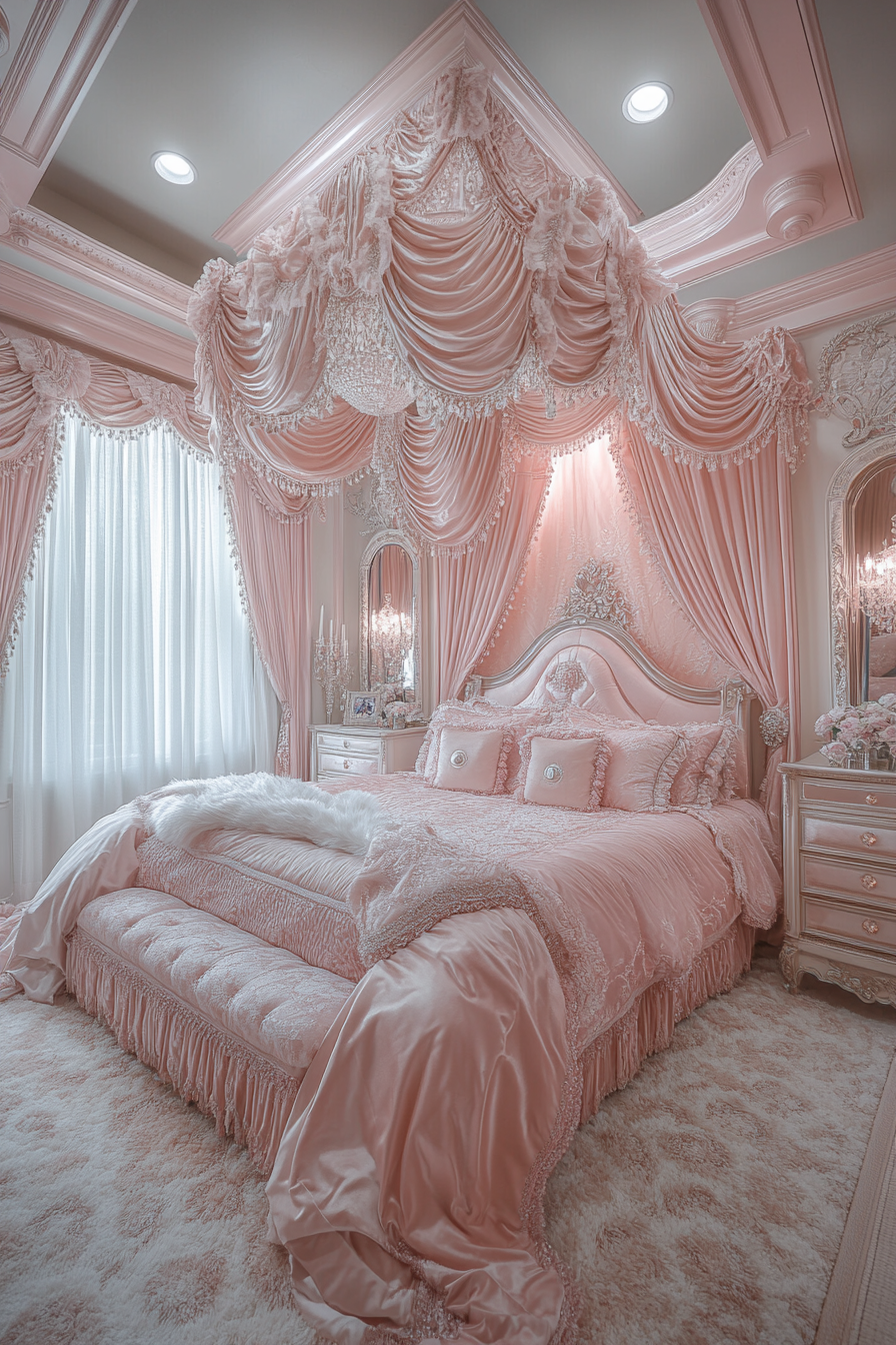 pink fantasy bedroom ideas