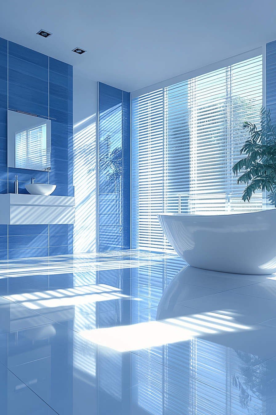 blue bathroom decor ideas