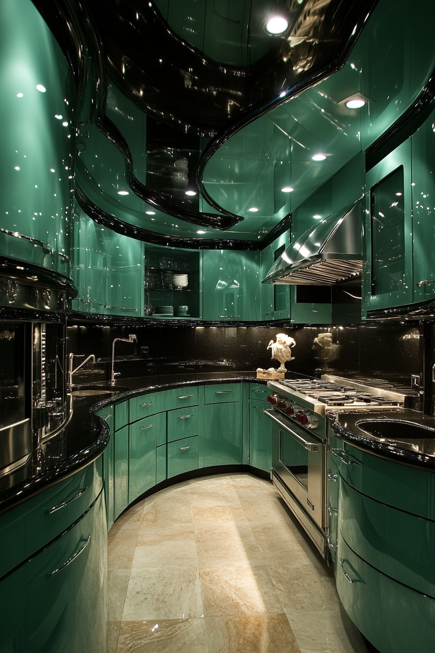 sage green kitchen