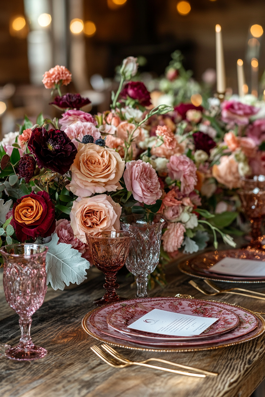 boho wedding table decorations