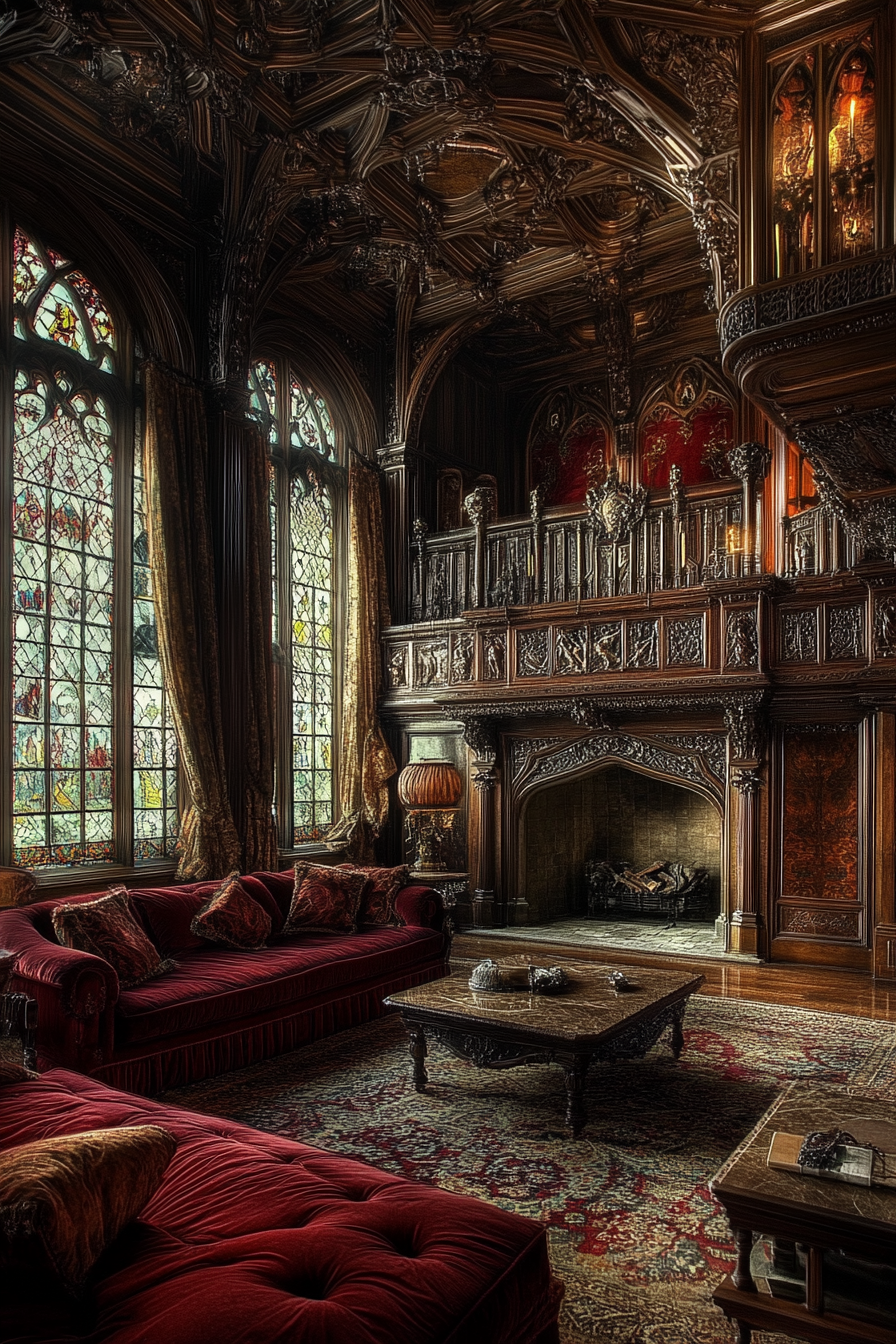 antique living room